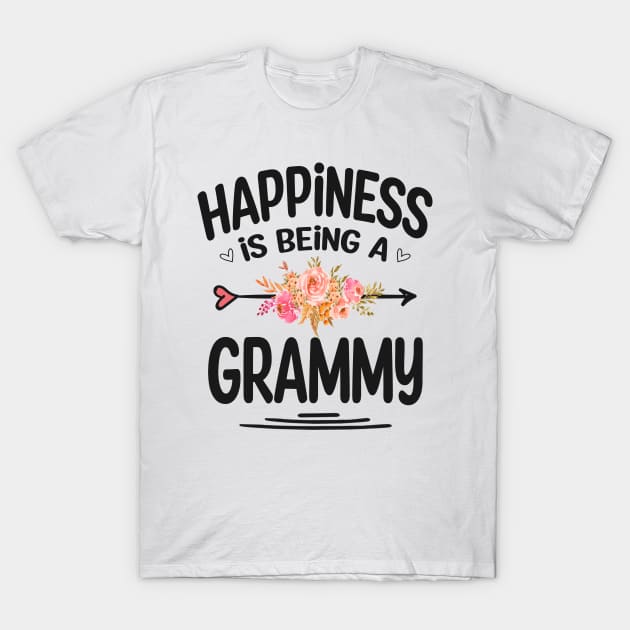 Grammy happiness is being a grammy T-Shirt by Bagshaw Gravity